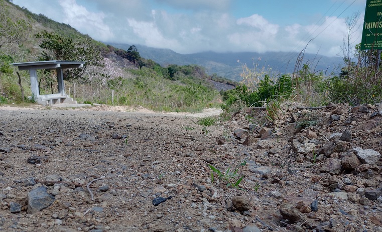 Las condiciones de la carretera han empeorado este año con las lluvias.