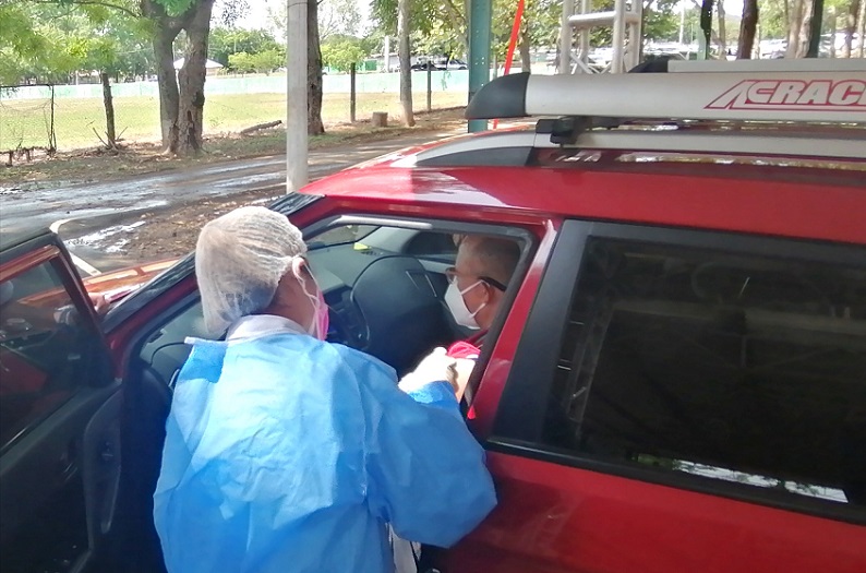 Se trata de la primera vacunación masiva para moradores de las provincias de Herrera y Los Santos.