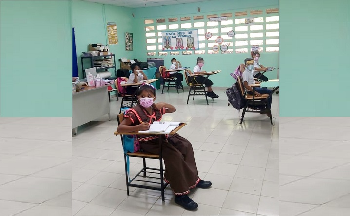 En las escuelas de El Lirio y Santa Cruz del corregimiento de El Arado en La Chorrera, la alegría por retornar a clases, era evidente.