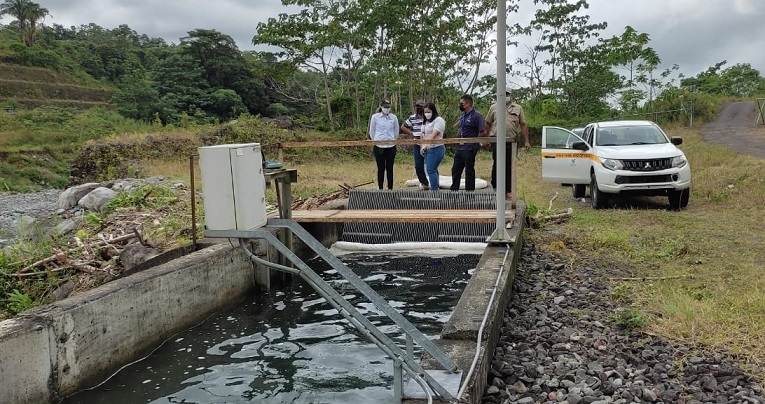 Se llevó a cabo toma de muestras en la planta potabilizadora, ubicada en el corregimiento El Bongo.