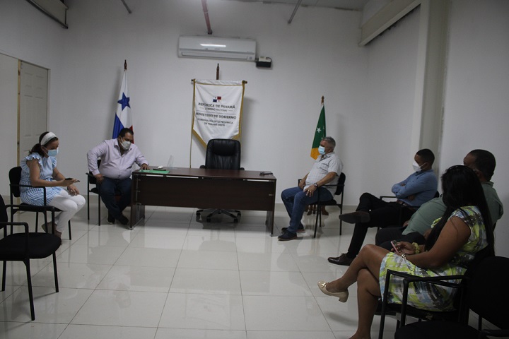 Vista general de la reunión de los alcaldes de Panamá Oeste.