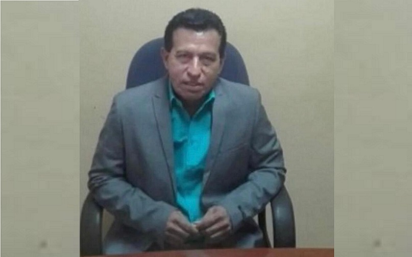 En la imagen aparece el alcalde de Cañazas, Anel Alvarado Veroy.