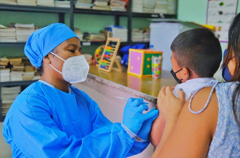 La jornada de vacunación escolar continuará la próxima semana.