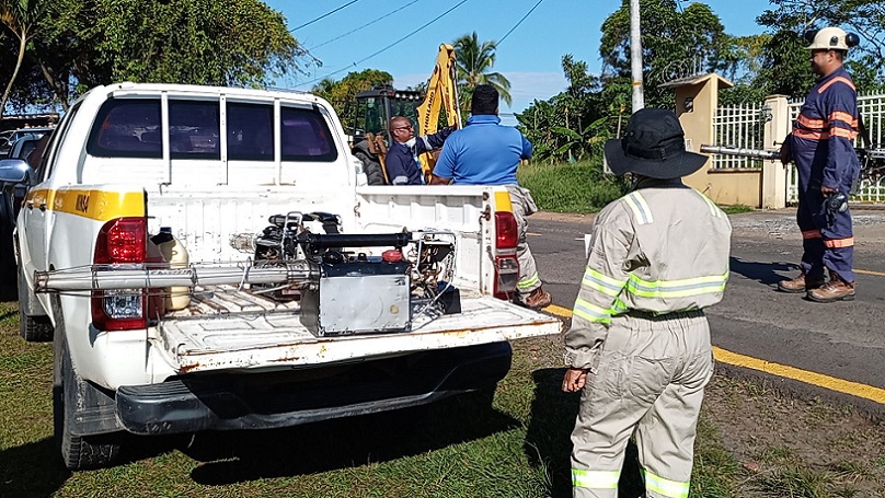 El último de los operativos para la eliminación de criaderos y descarte de inservibles se efectuó en la comunidad de La Industrial, corregimiento de Barrio Colón.