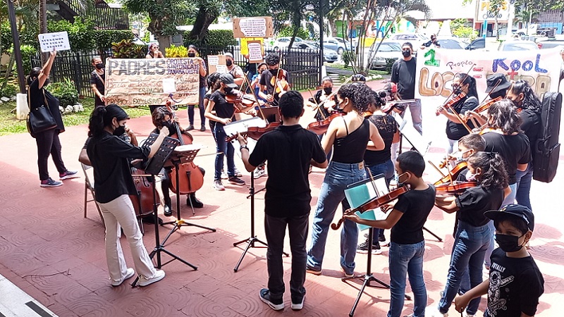 Requieren de un local en donde puedan recibir las instrucciones que brinda la Red de Orquestas y Coros Infantiles y Juveniles