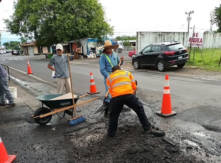 Jornada de parcheo en Santiago