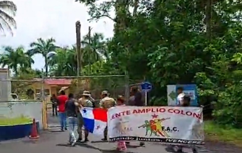No les permitieron el acceso al área residencial revertida a Panamá.