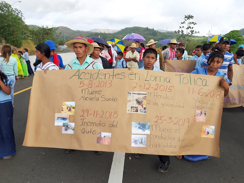 Los originarios alegan que proetar es la única alternativa que tienen al no ser escuchado por las autoridades.