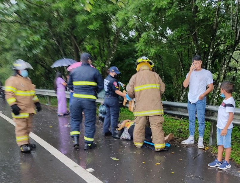 Imagen de archivo de un accidente de tránsito ocurrido en el distrito de David.
