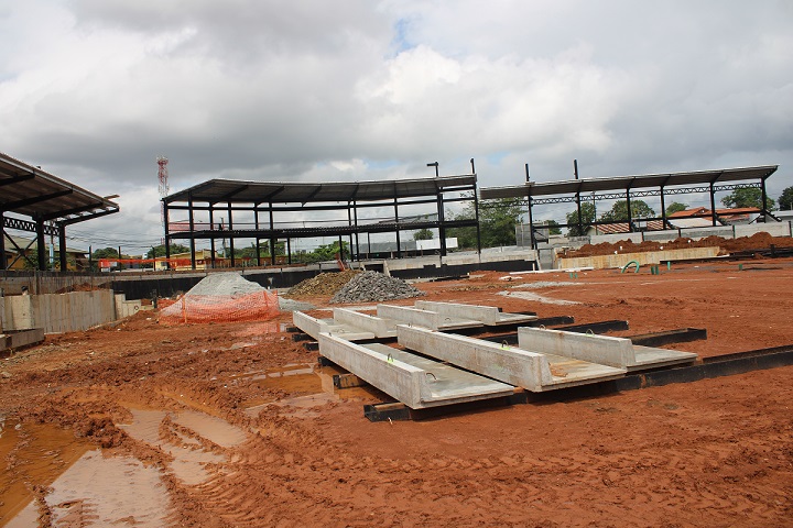 Estadio Justino “Gato Brujo” Salinas, en La Chorrera, en construcción.