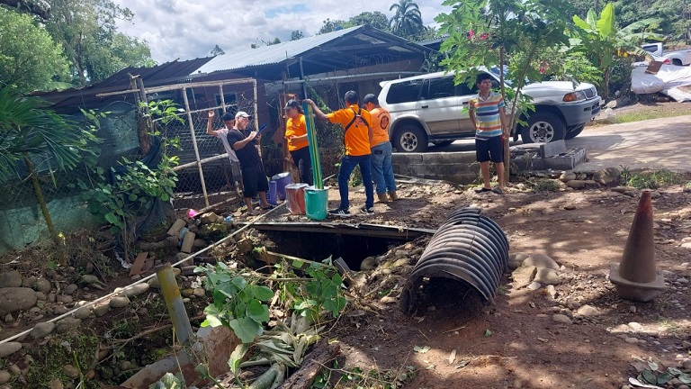 Autoridades continúan realizando la evaluación de los daños.