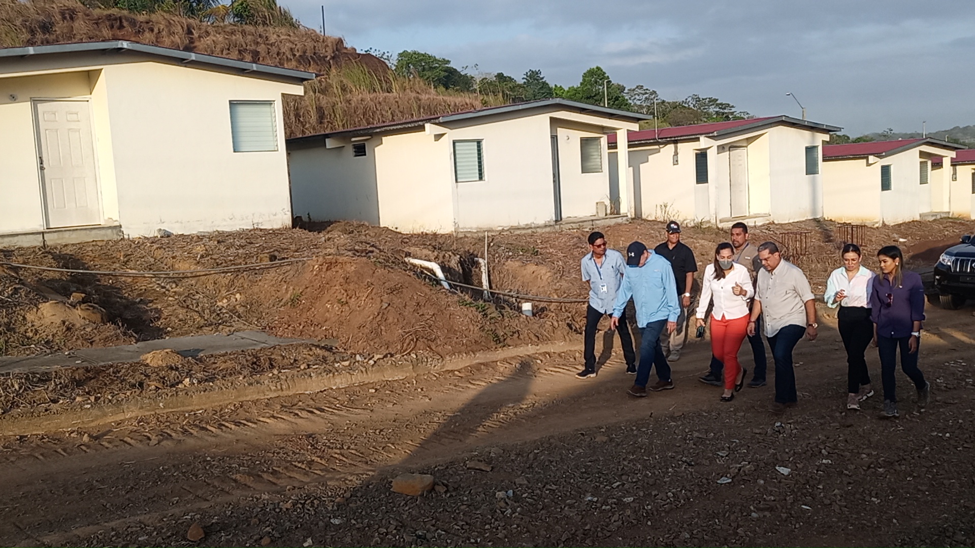 El ministro de Miviot recorrió el lugar 