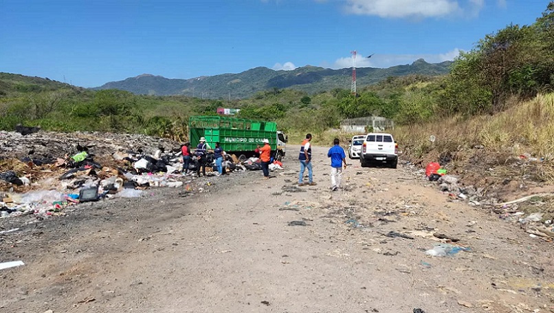 Autoridades inspeccionaron el vertedero de Chame.