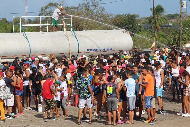 Culeco de Lunes de Carnaval en La Chorrera.