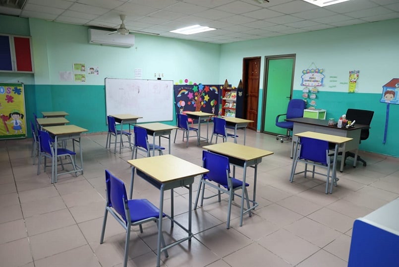 En el 90% de las escuelas de la provincia de Panamá Oeste se podrá dictar clases de forma presencial. 