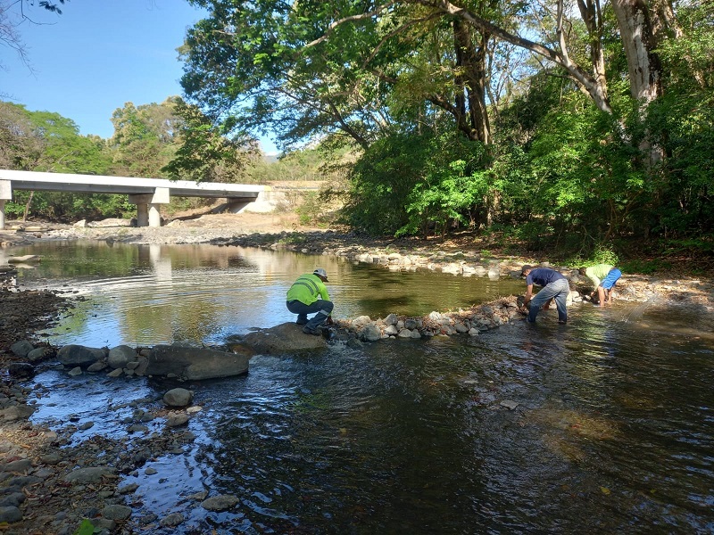 La construcción de diques estaba causando una disminución considerable en el caudal de agua requerido por la planta potabilizadora de Chame