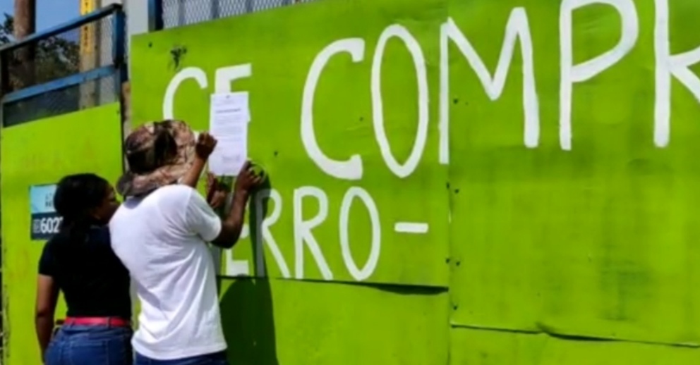 Cierre de la empresa recicladora.