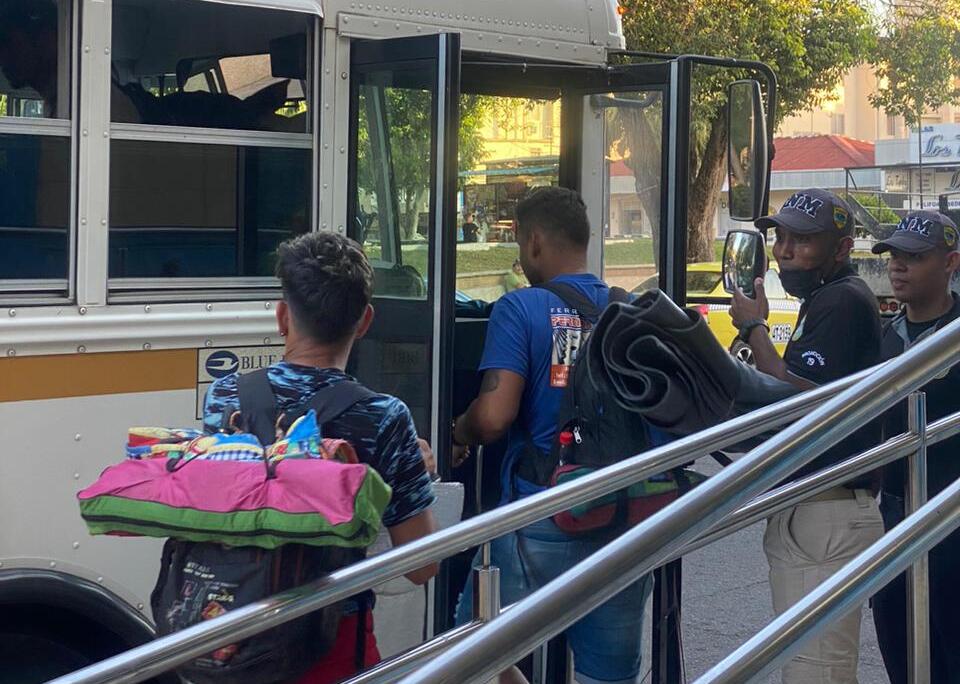 Operativo desarrollado por Migración y la Policía Nacional.