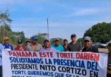 Los darienitas quieren su carretera.