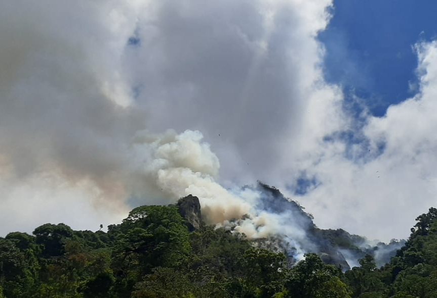 Para llegar al punto del siniestro hay que caminar dos horas.