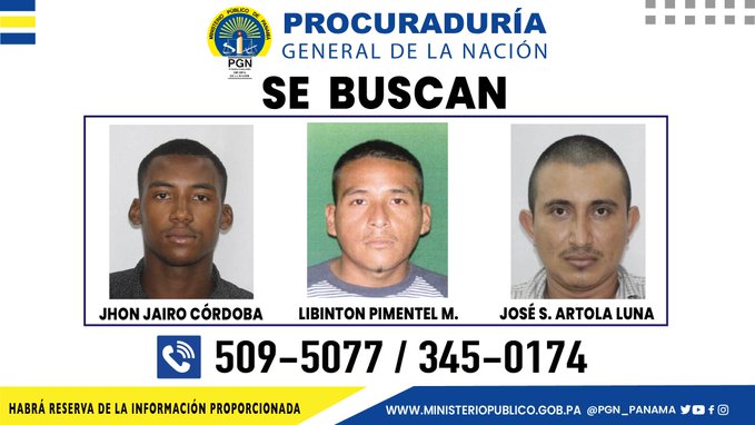 Tres de los más buscados 