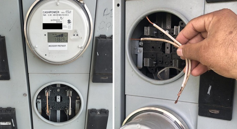Unas 38 conexiones eléctricas ilegales fueron detectadas en apartamentos de Ciudad Esperanza.