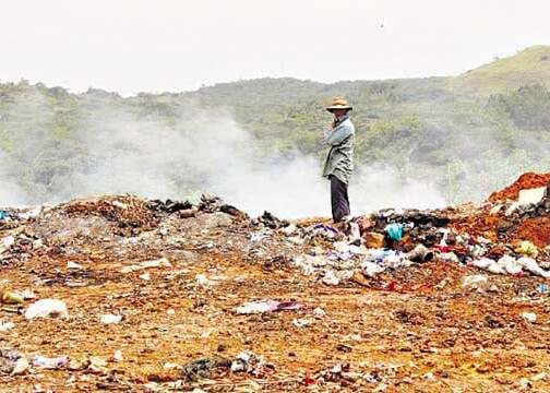 Vertedero en la ciudad de Santiago, provincia de Veraguas.