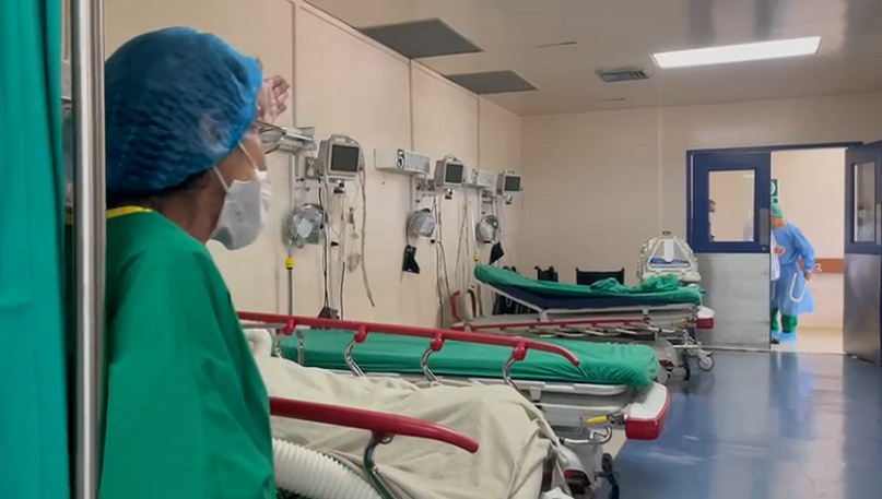 Parte interna del Hospital Nicolás A. Solano de La Chorrera.