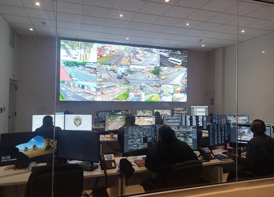 Cámaras de videovigilancia en la provincia de Panamá Oeste.