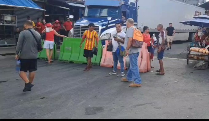 Cierre temporal en zona fronteriza entre Panamá y Costa Rica.