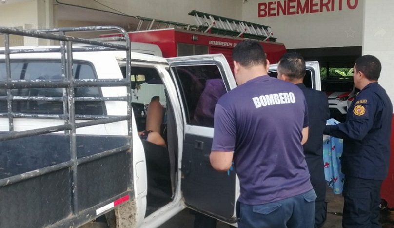 El momento quedó grabado en video