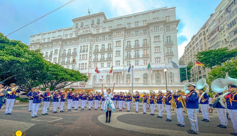 Rio de Janeiro y Sao Paulo fueron las ciudades visitadas por los integrantes de la banda.