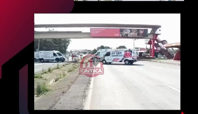 Protesta por parte de personal de Setram.  (Foto-Video: Melquiades Vásquez)