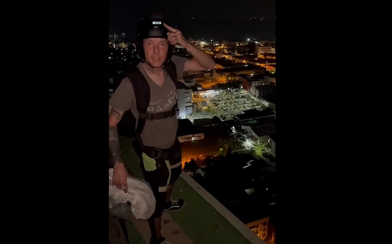 Nathy Odinson, un británico de 33 años, murió al fallar su paracaídas la ciudad turística de Pattaya, en Tailandia. Foto: Redes sociales