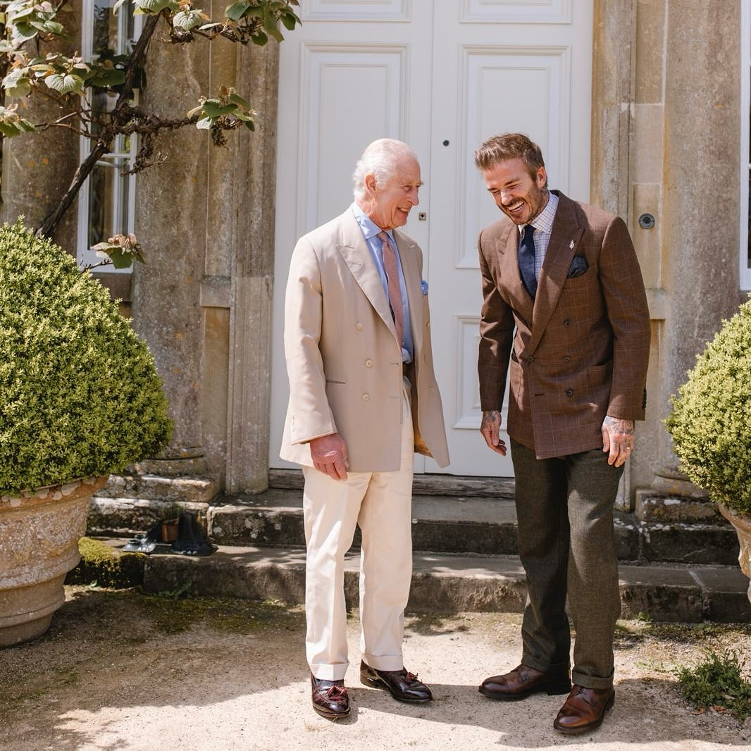 David Beckham ha sido nombrado 'embajador' de la Fundación del Rey Carlos III del Reino Unido. Foto: Instagram