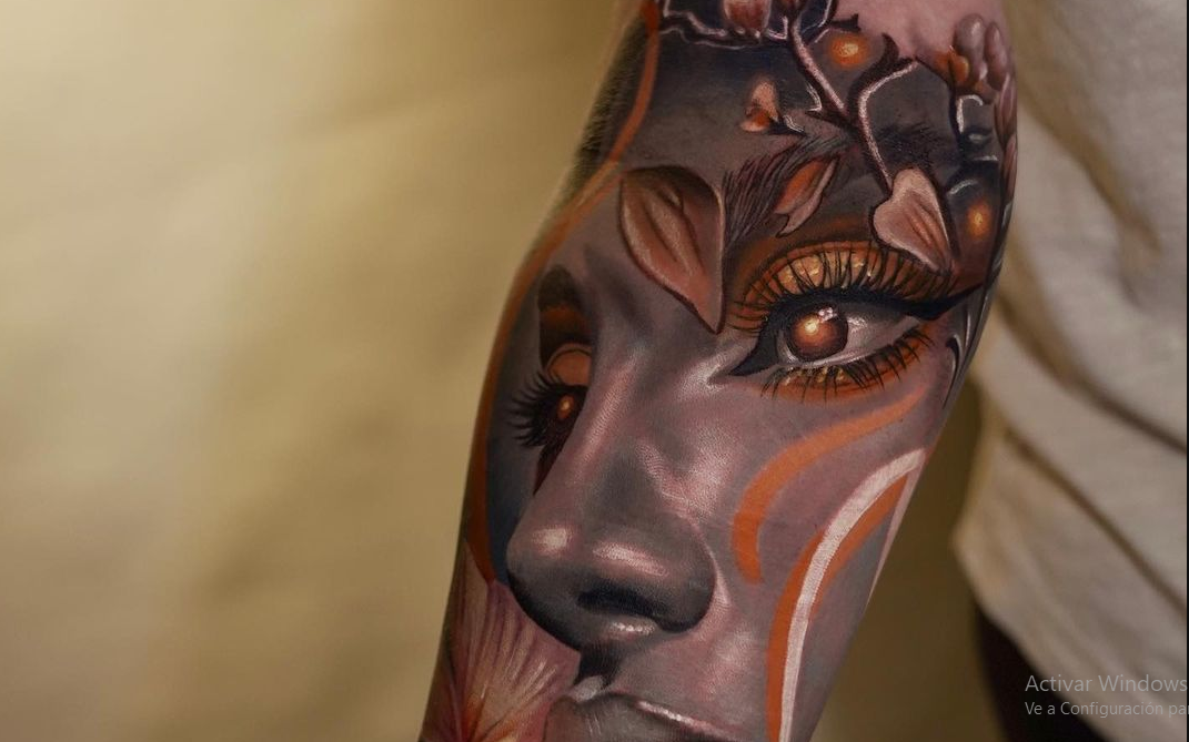 Los tatuajes de la artista Jema Ferrer que están causando furor en las redes sociales. Foto: Cortesía