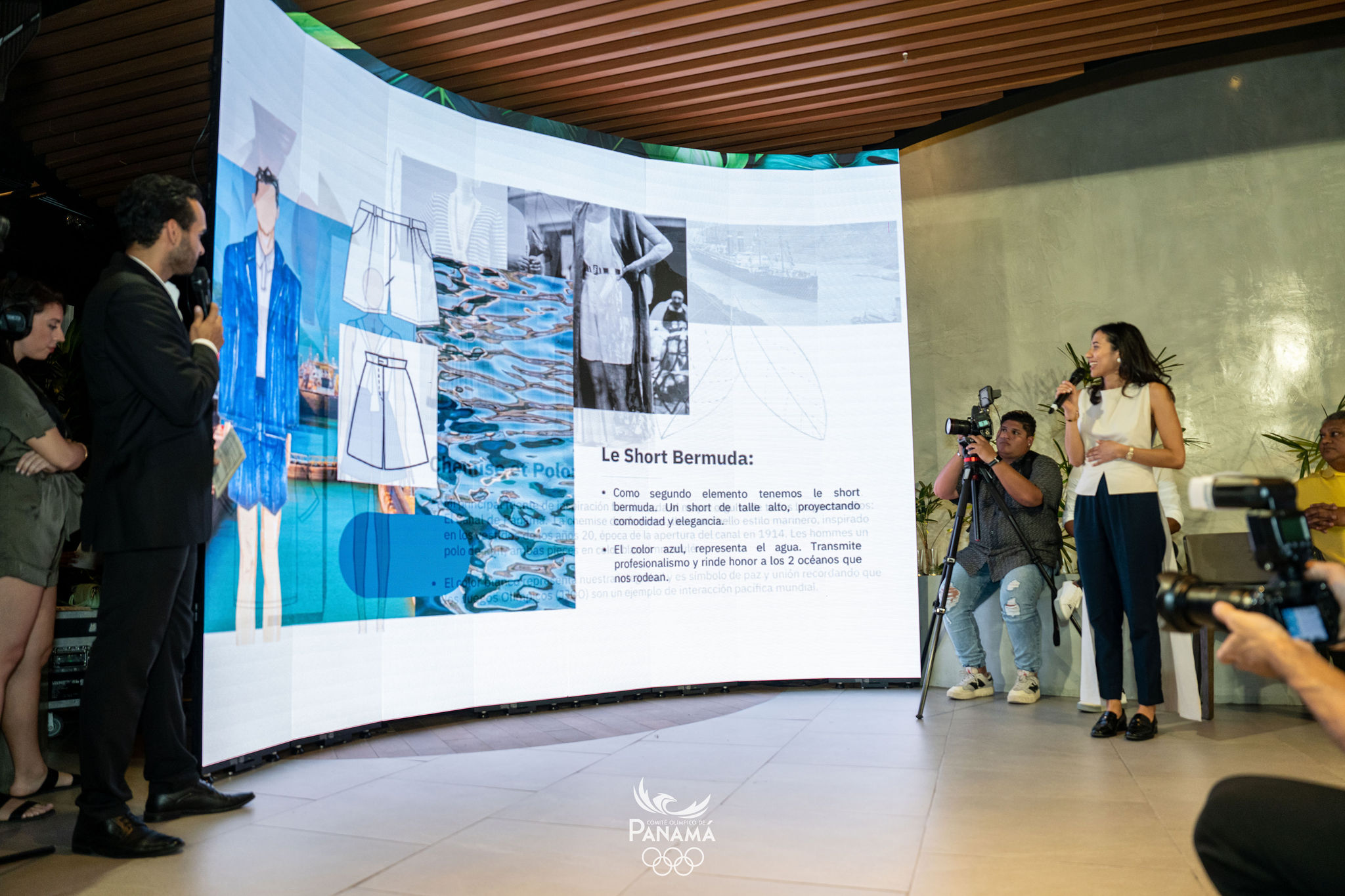 Désirée Lam es la diseñadora encargada de vestir la delegación panameña. Foto: COP