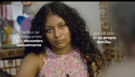 Campaña de embarazo en adolescentes. Foto: Instagram