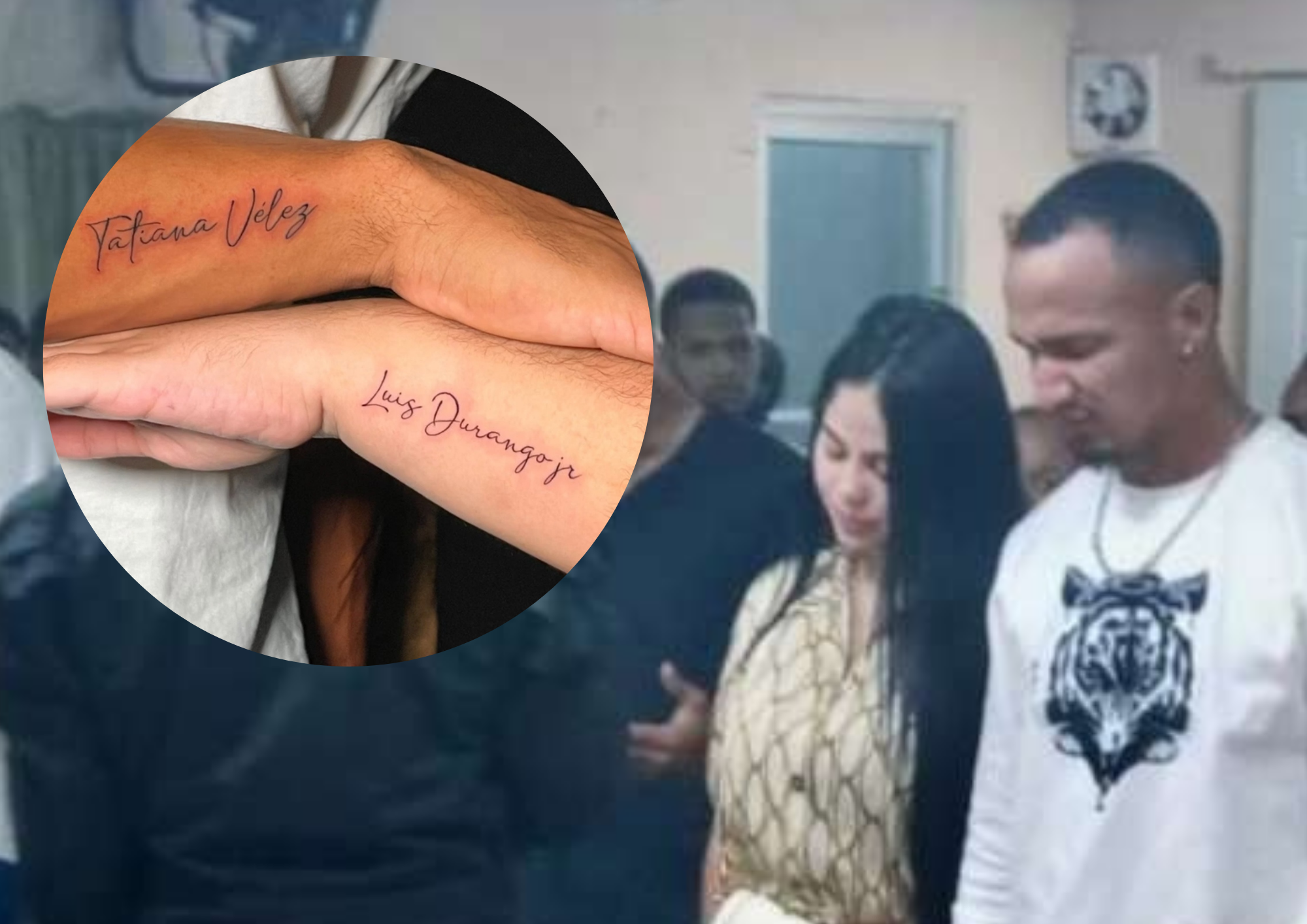 Tatiana Vélez y su novio Luis Durango. Foto: Instagram