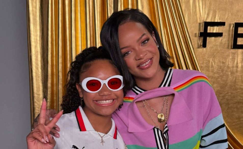 Jazzy junto a Rihana. Foto: Instagram