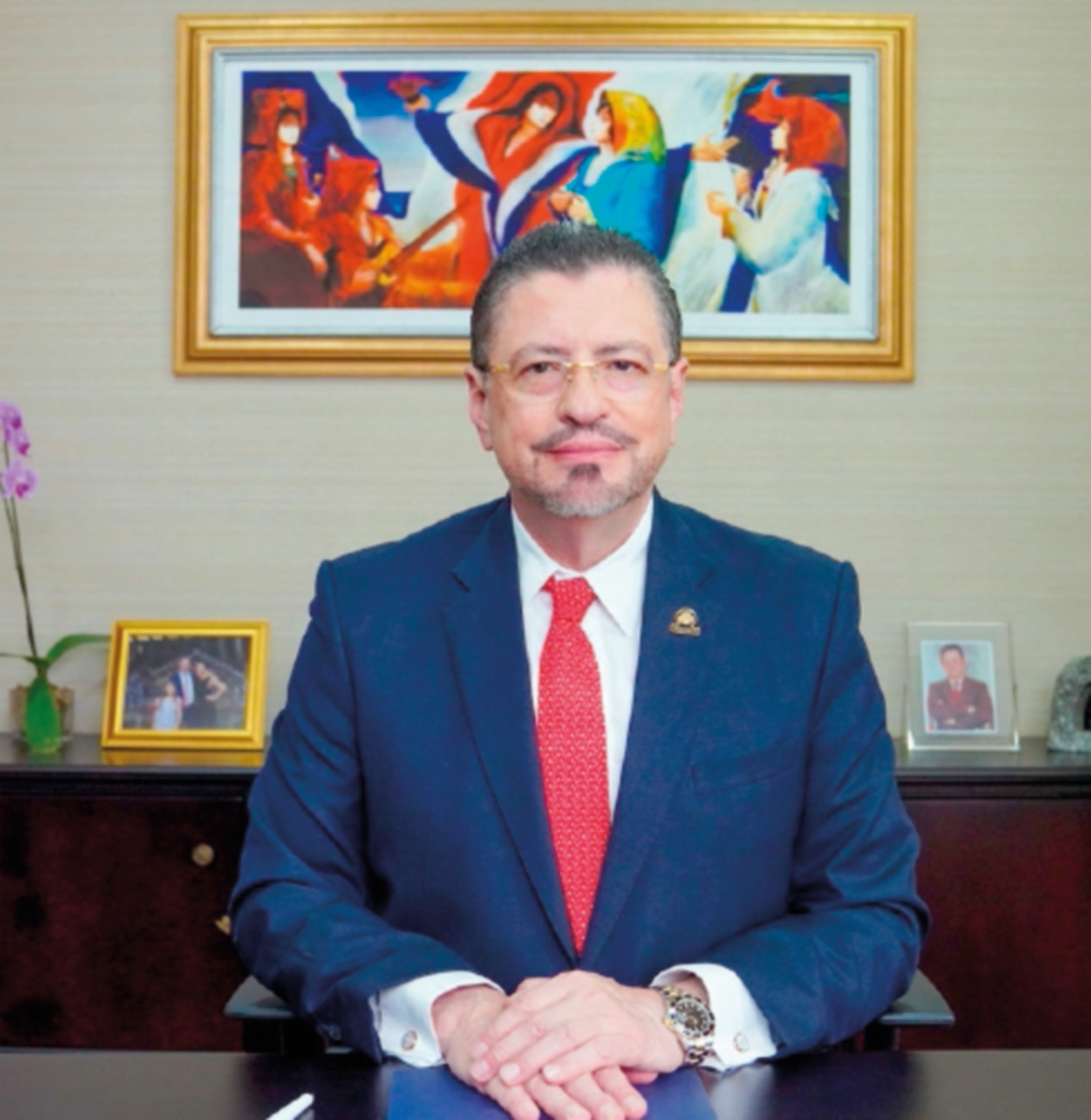 Presidente de Costa Rica, Rodrigo Chaves.