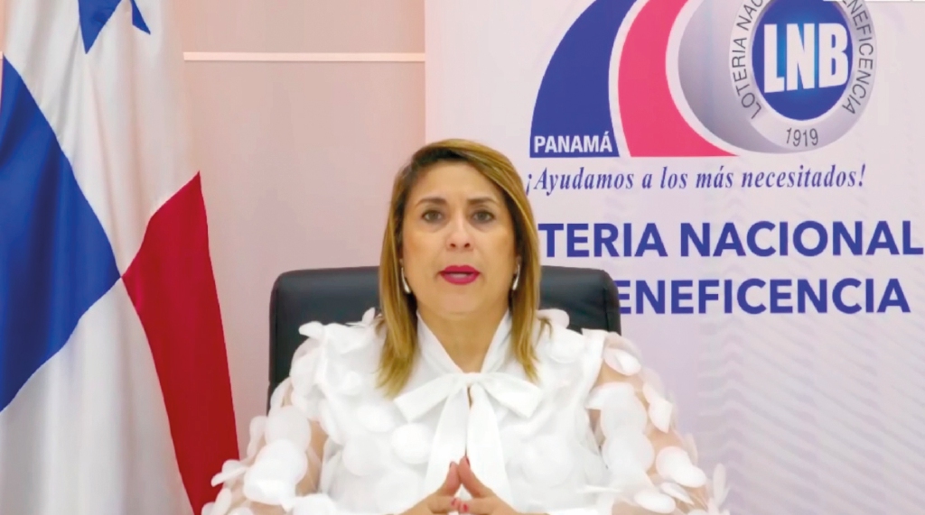Directora General de la Lotería Nacional de Beneficencia, Saquina Jaramillo.