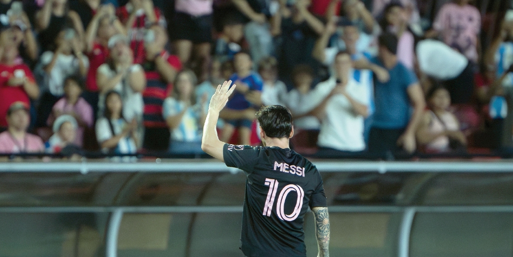 Lionel Messi de Inter Miami fue ovacionado el pasado domingo en el Estadio Rommel Fernández Gutiérrez.