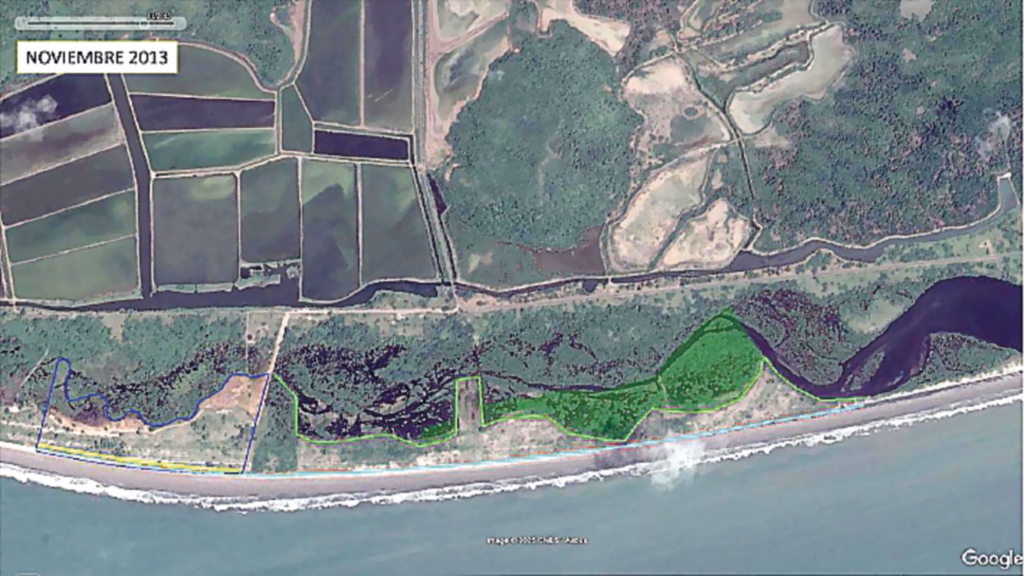 Así se veía el área en noviembre de 2013.