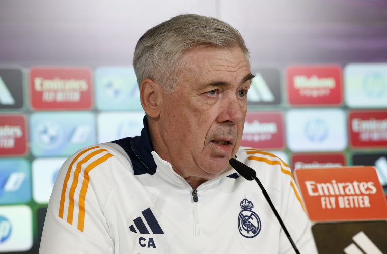 Carlo Ancelotti, técnico del Real Madrid.