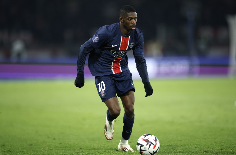 El atacante del PSG Ousmane Dembele.