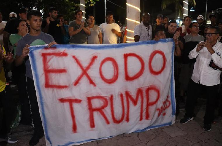 En la caravana hay ciudadanos de Panamá, Colombia, Venezuela, entre otros.