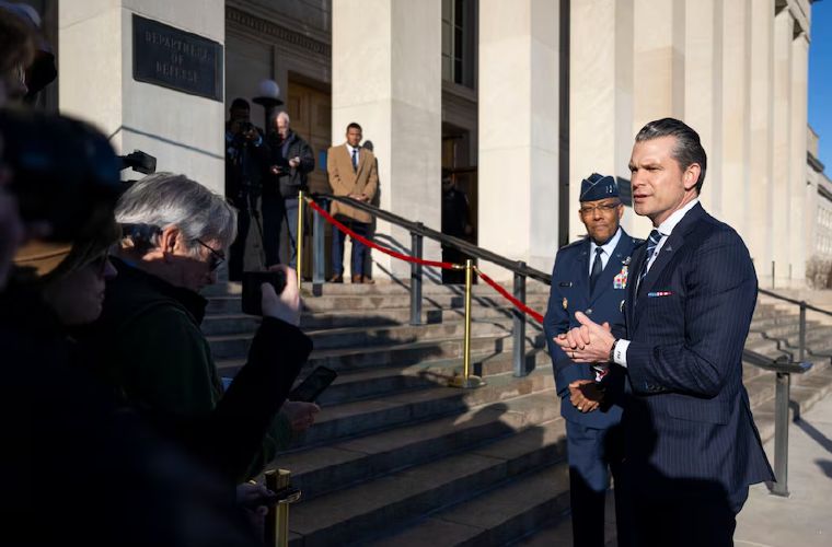 Secretario de Defensa de Estados Unidos, Pete Hegseth.