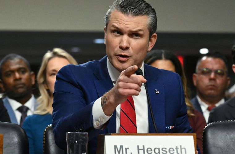 Secretario de Defensa de EEUU, Pete Hegseth. 