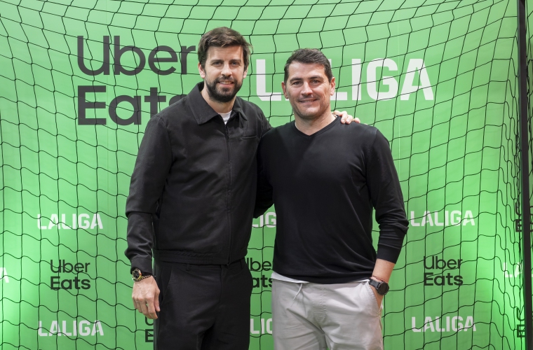 Gerard Piqué (i) e Iker Casillas